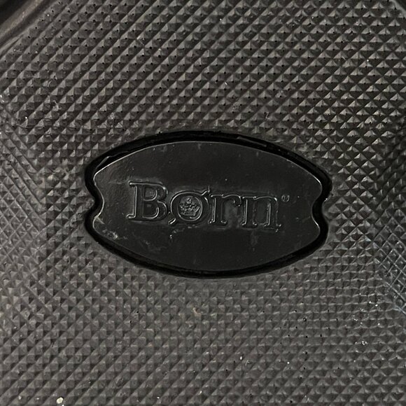 Born Shoes 8 Brown Leather Woven Wool Slip On Western - Picture 12 of 14